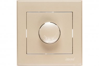 Фотография товара 'Lezard 703-3030-117 RAIN Диммер 500 Вт с фильтром и предохранит жемч.-бел. металлик'