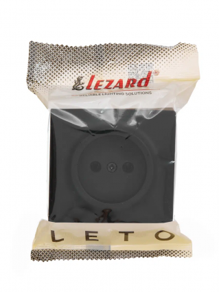 Фотография товара 'Lezard 752-4200-121B LETO Розетка б/з ПБТ'