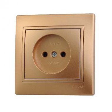 Фотография товара 'Lezard MIRA Розетка без заземления керамика, 701-1313-121'