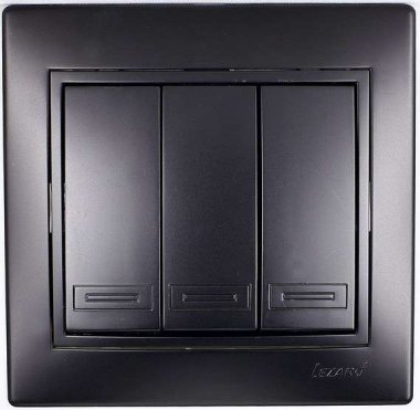 Фотография товара 'Lezard MIRA Выключатель тройной , 701-4242-109'