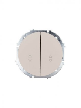 Фотография товара 'Lezard 743-9088-106 OSEN Выключатель проходной двойной слоновая кость'