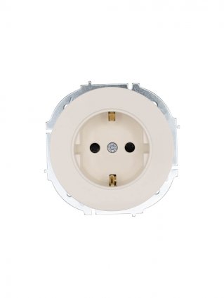 Фотография товара 'Lezard 743-9088-124B OSEN Розетка с защитой от детей ПБТ слоновая кость'