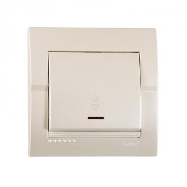 Фотография товара 'Lezard DERIY Выключатель проходной с подсветкой, 702-3030-114'