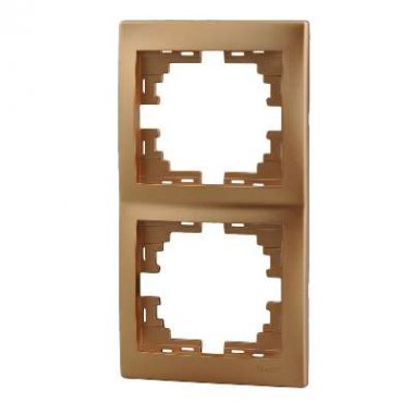 Фотография товара 'Lezard MIRA Рамка 2-ая вертикальная, 701-1300-152'