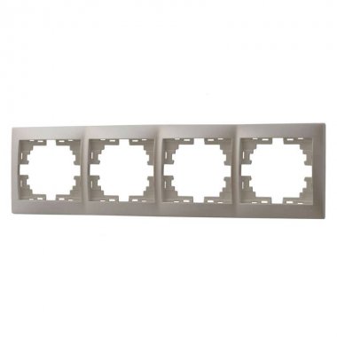 Фотография товара 'Lezard MIRA Рамка 4-ая горизонтальная, 701-3000-149'