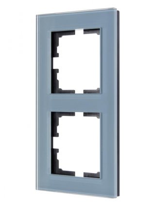 Фотография товара 'Lezard 742-7080-152 VESNA Рамка 2-ая вертикальная б/вст'