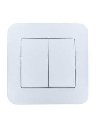 Фотография товара 'Lezard 7081-0202-101 ASTI Выключатель двойной'