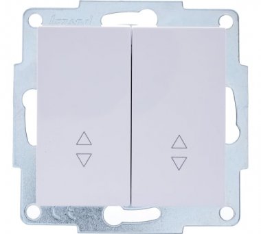 Фотография товара 'Lezard VESNA Выключатель проходной двойной, 742-0288-106'