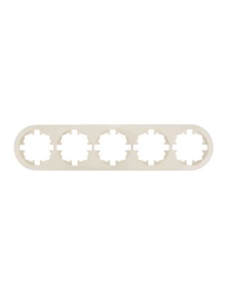 Фотография товара 'Lezard 744-9000-150 OSEN Рамка 5-ая б/вст слоновая кость круглая'