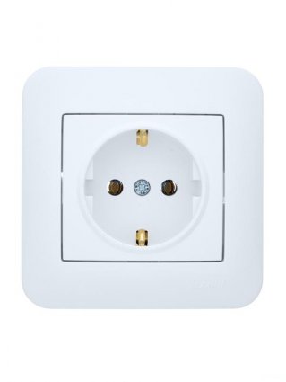 Фотография товара 'Lezard 7081-0202-122B ASTI Розетка с/з ПБТ'