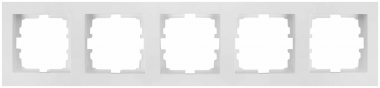 Фотография товара 'Lezard 742-4300-150 VESNA Рамка 5-ая горизонтальная б/вст'