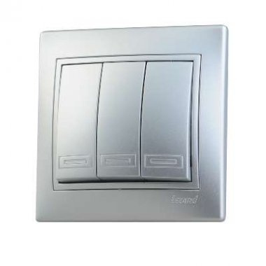 Фотография товара 'Lezard MIRA Выключатель тройной, 701-1010-109'