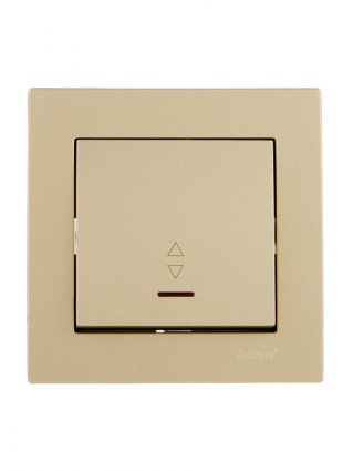 Фотография товара 'Lezard 742-3688-114 VESNA Выключатель проходной с подсветкой'