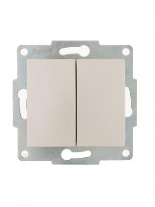 Фотография товара 'Lezard KARINA Выключатель двойной, 707-3088-101'