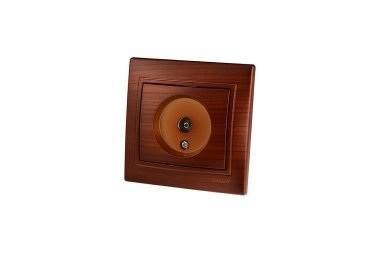 Фотография товара 'Lezard 701-0505-130 MIRA Розетка ТВ оконечная махагон'