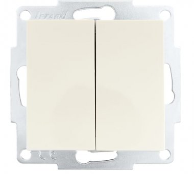 Фотография товара 'Lezard VESNA Выключатель двойной, 742-0388-101'