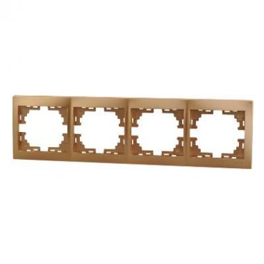 Фотография товара 'Lezard MIRA Рамка 4-ая горизонтальная, 701-1300-149'