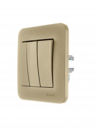 Фотография товара 'Lezard 7081-3636-109 ASTI Выключатель тройной'