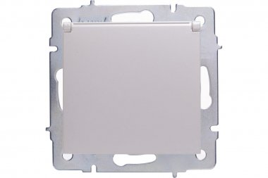 Фотография товара 'Lezard 742-3088-123 VESNA Розетка с/з с крышкой керамика'