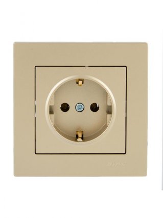 Фотография товара 'Lezard 742-3688-122B VESNA Розетка с/з ПБТ'