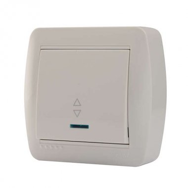 Фотография товара 'Lezard DEMET Выключатель проходной с подсветкой, 711-0200-114'