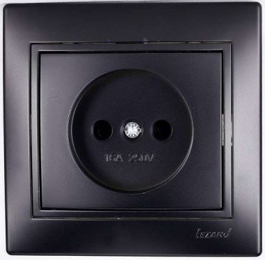 Фотография товара 'Lezard MIRA Розетка без заземления керамика, 701-4242-121'