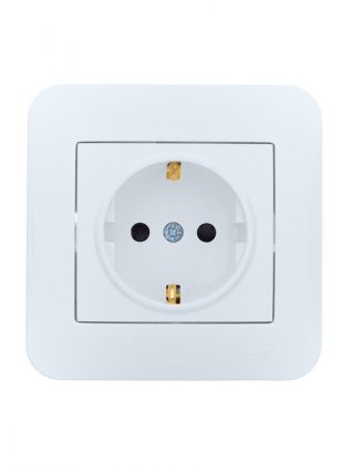 Фотография товара 'Lezard 7081-0202-124B ASTI Розетка с защитой от детей ПБТ'