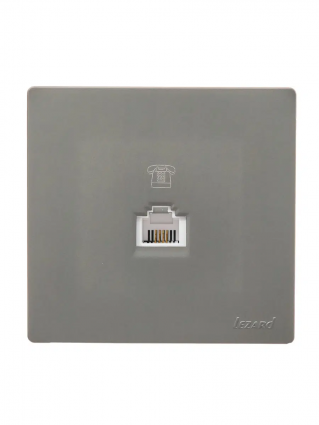 Фотография товара 'Lezard 752-3500-137 LETO Розетка телефонная евро'