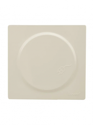 Фотография товара 'Lezard 752-0300-123B LETO Розетка с/з с крышкой ПБТ'