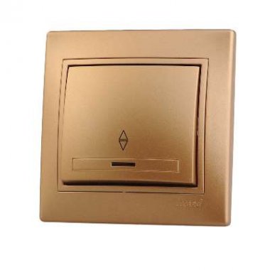 Фотография товара 'Lezard MIRA Выключатель проходной с подсветкой , 701-1313-114'