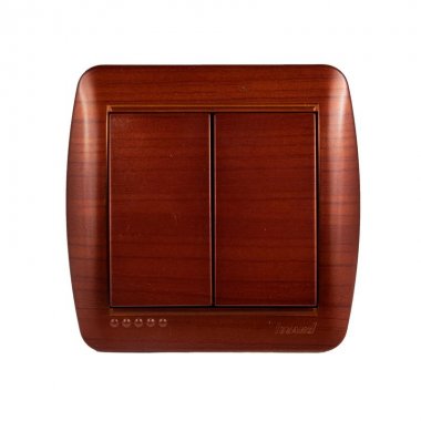 Фотография товара 'Lezard DEMET Выключатель двойной, 711-0500-101'