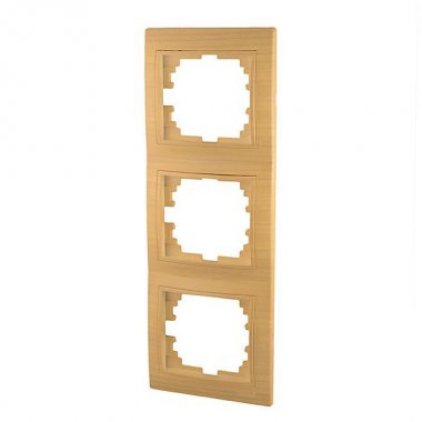 Фотография товара 'Lezard MIRA Рамка 3-ая вертикальная, 701-4700-153'