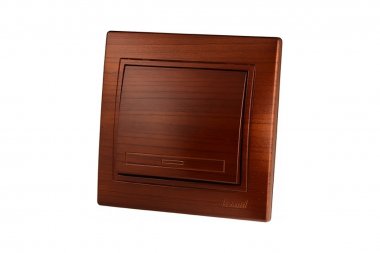 Фотография товара 'Lezard 701-0505-100 MIRA Выключатель махагон'