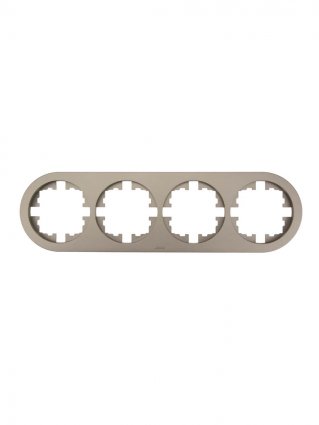 Фотография товара 'Lezard 744-3700-149 OSEN Рамка 4-ая б/вст титан круглая'