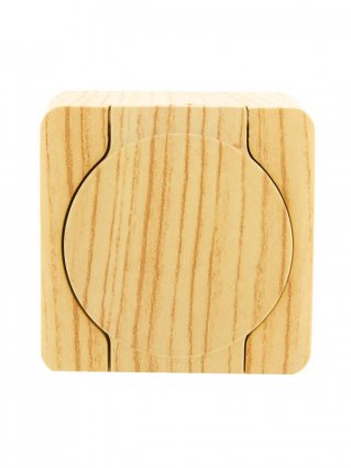 Фотография товара 'Lezard VIOLA Розетка с заземлением с крышкой керамика, 751-5200-123'