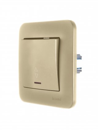 Фотография товара 'Lezard 7081-3636-114 ASTI Выключатель проходной с подсветкой'