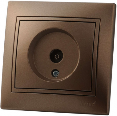 Фотография товара 'Lezard 704-7388-129 ZIMA Розетка ТВ проходная'
