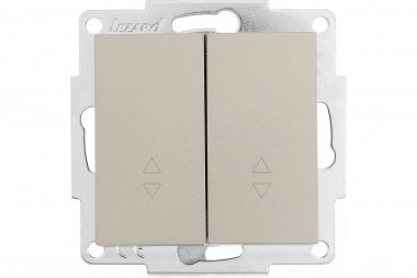 Фотография товара 'Lezard VESNA Выключатель проходной двойной, 742-3788-106'