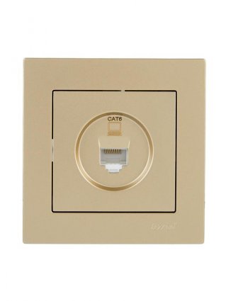 Фотография товара 'Lezard 742-3688-140 VESNA Розетка компьютерная'