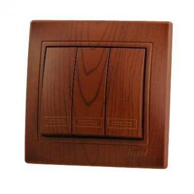 Фотография товара 'Lezard MIRA Выключатель тройной, 701-0801-109'