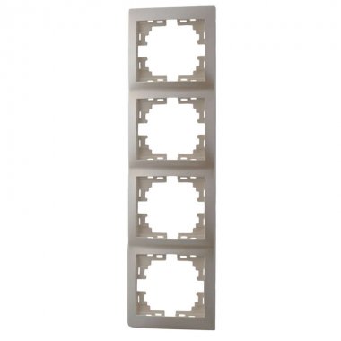 Фотография товара 'Lezard MIRA Рамка 4-ая вертикальная, 701-3000-154'