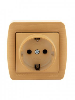 Фотография товара 'Lezard DEMET Розетка с заземлением, 711-4700-122'