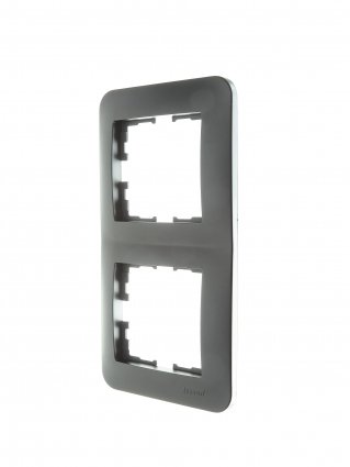 Фотография товара 'Lezard 7081-3500-152 ASTI Рамка 2-ая вертикальная б/вст'