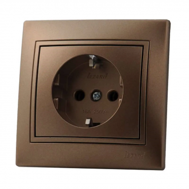 Фотография товара 'Lezard 701-3131-122 MIRA Розетка с/з керамика'