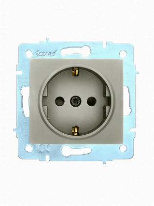 Фотография товара 'Lezard 7081-3588-124B ASTI Розетка с защитой от детей ПБТ'