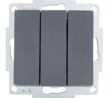 Фотография товара 'Lezard VESNA Выключатель тройной, 742-3488-109'