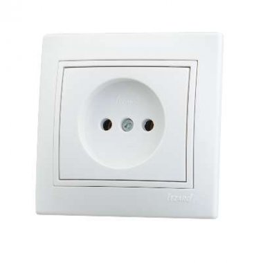 Фотография товара 'Lezard MIRA Розетка без заземления керамика, 701-0202-121'