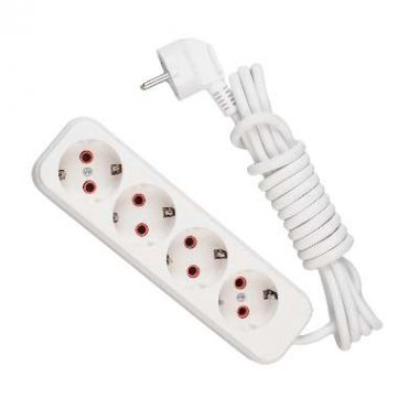 Фотография товара 'Lezard LILA Удлинитель с заземлением 4 входа 2 метра , 720-0402-401'