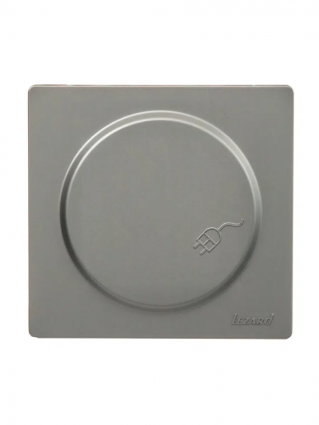 Фотография товара 'Lezard 752-3500-123B LETO Розетка с/з с крышкой ПБТ'