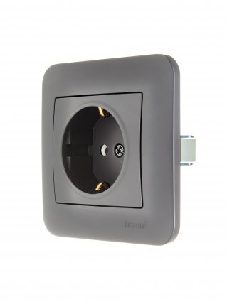 Фотография товара 'Lezard 7081-3535-124B ASTI Розетка с защитой от детей ПБТ'